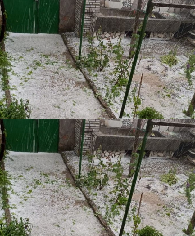 За минути всичко замина: Градушка удари това място в България, градушката се насочи към...