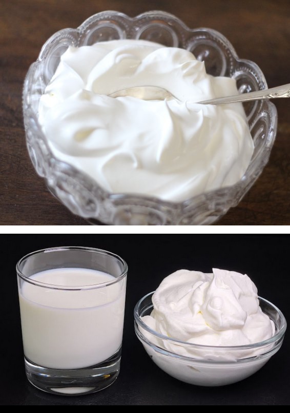 Направете бита сметана от само 1 чаша мляко! Вкусно, пухкаво и идеално за всякакви сладкиши: