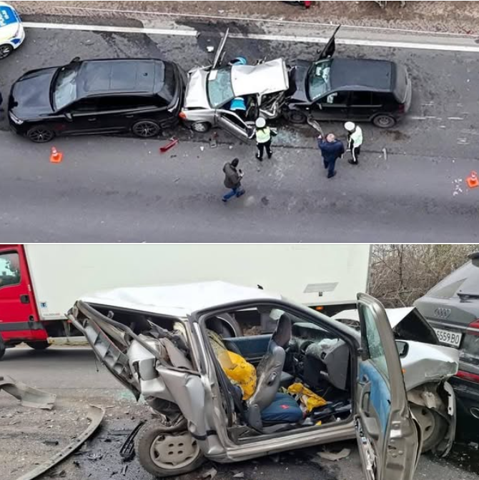 Извънредно! Меле в Плевенско – тежка верижна катастрофа със загинал