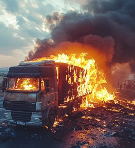 Извънредно! Адска катастрофа с ТИР спря движението между..