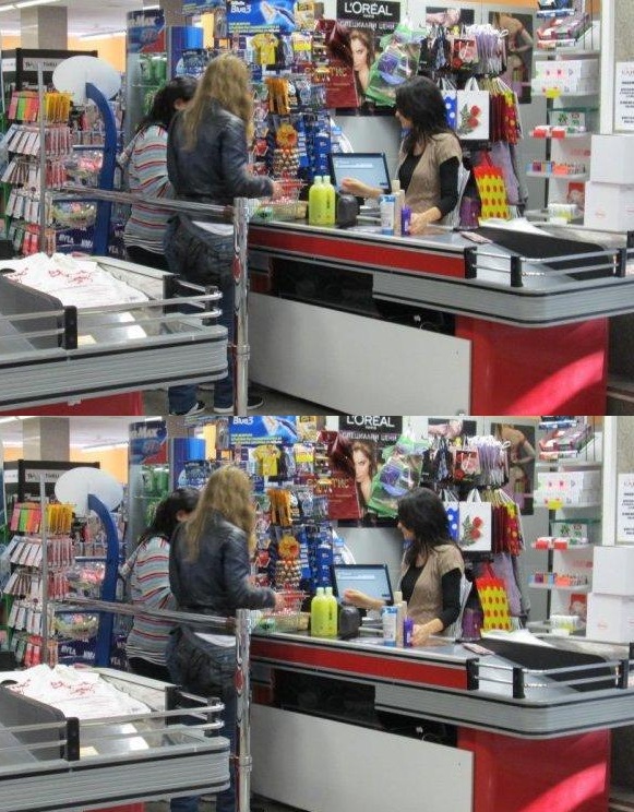 Днес, докато пазарувах от голяма верига супермаркети, на касата станах свидетел на нещо страшно