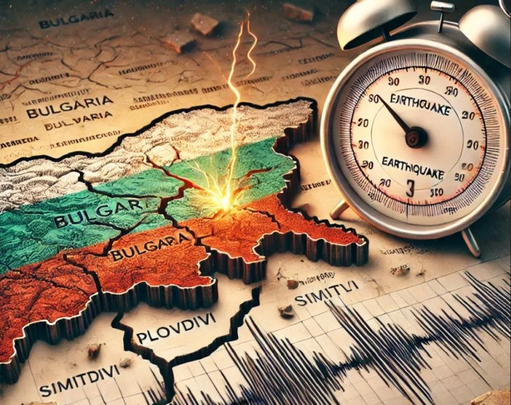 Две земетресения разлюляха за минути България
