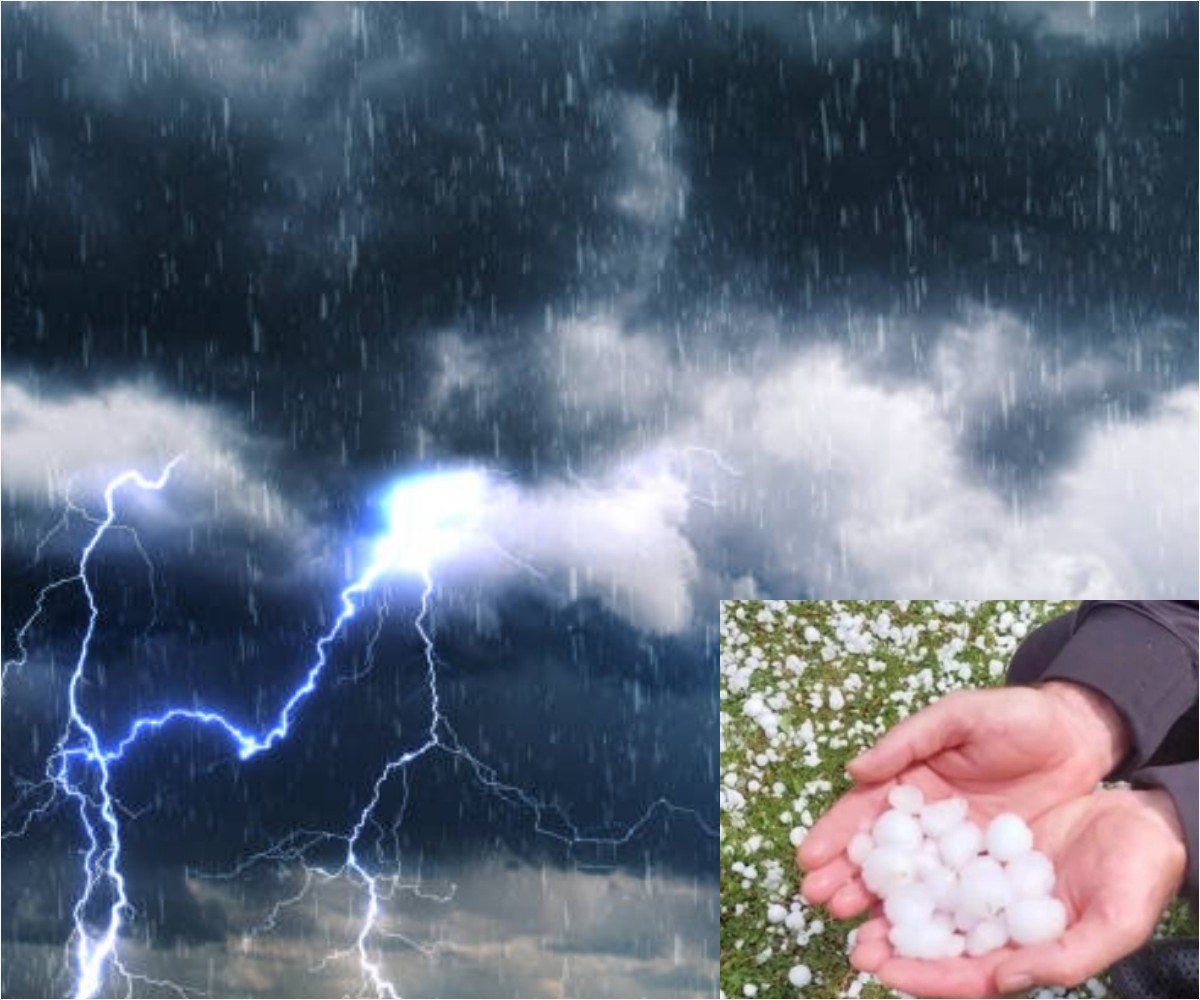 Небето се изсипа над България, градушка колкото орех удари този град (СНИМКИ)