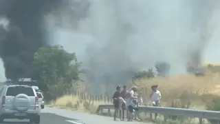 На АМ "Тракия" е страшно, всичко е в дим и сажди, хората са потресени!