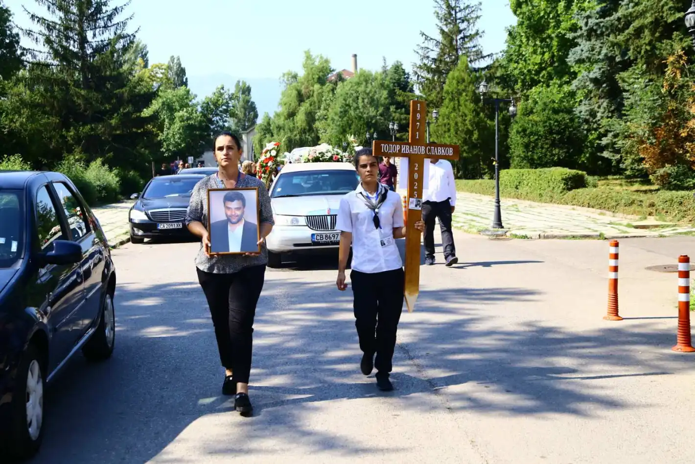 Тодор Славков-погребение