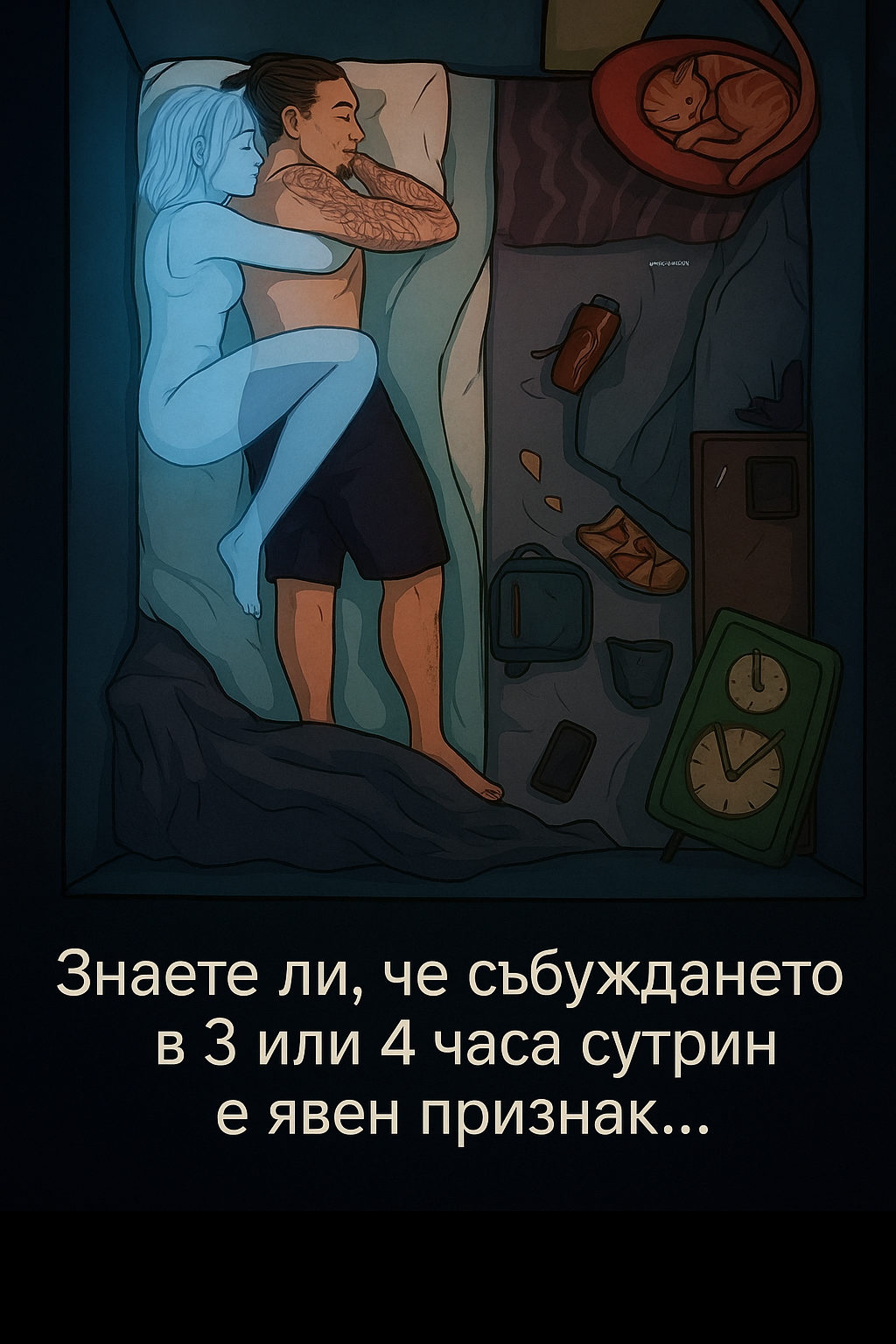 Знаехте ли, че събуждането в 3 или 4 часа сутринта е ясен знак за…
