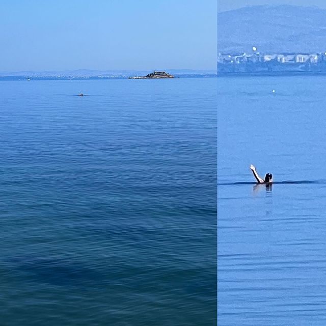 Марта Вачкова плува