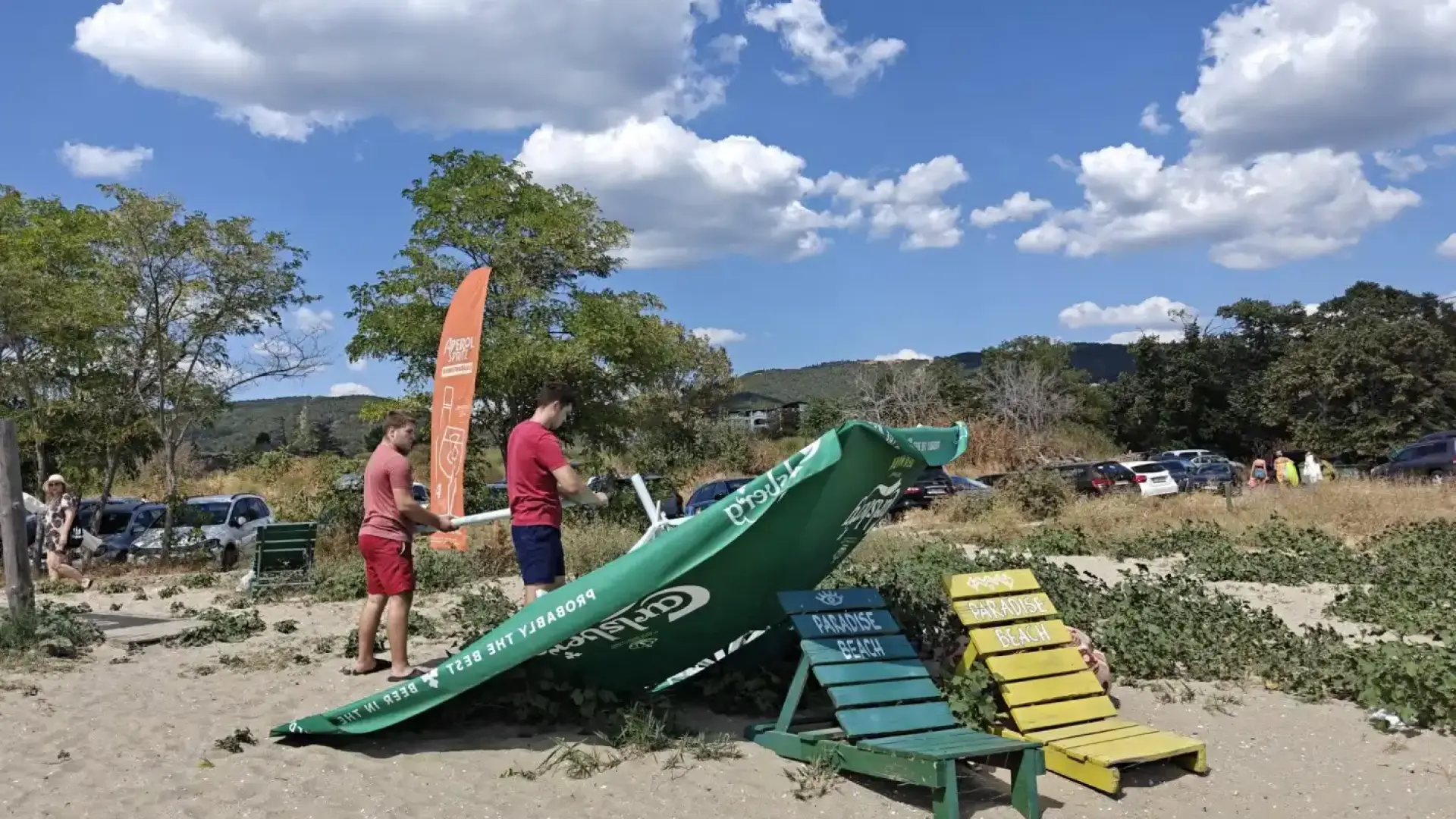 Торнадо мина през Слънчев бряг, остави след себе си руини Снимки