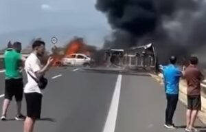 Страшна катастрофа в Гърция, на път за Тасос