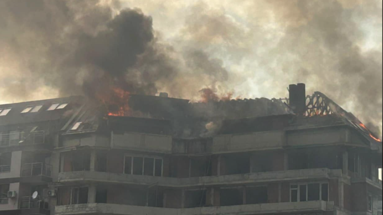 Извънредно: Пожар София, Видео запечата ужаса