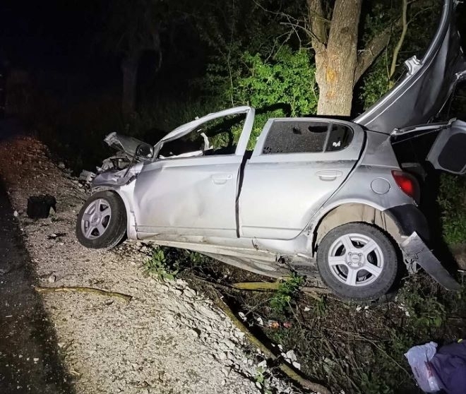 Трагедия! Мъж заби кола в дърво във Врачанско, почина в линейката