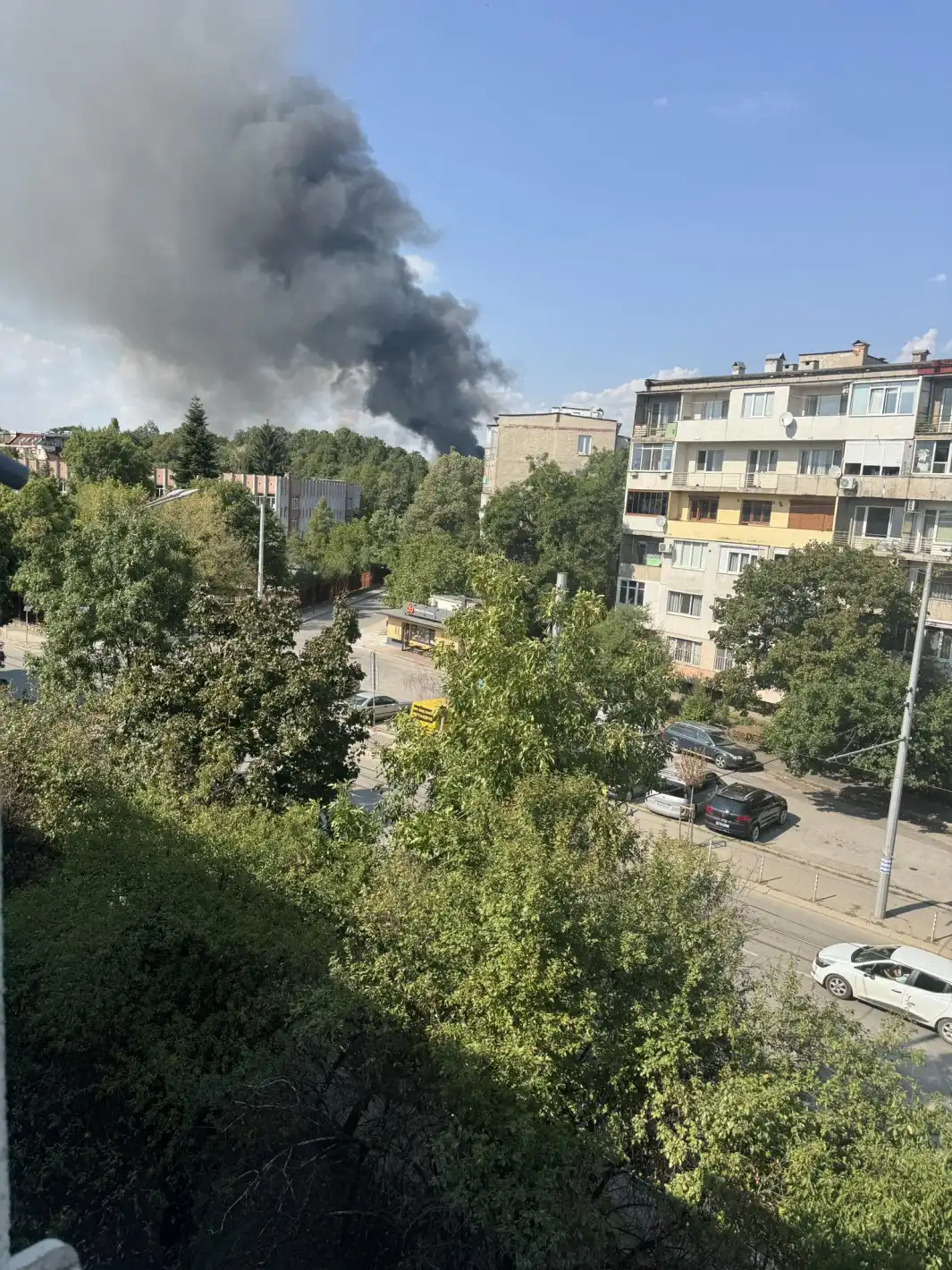 Извънредно: Пожар София, Видео запечата ужаса