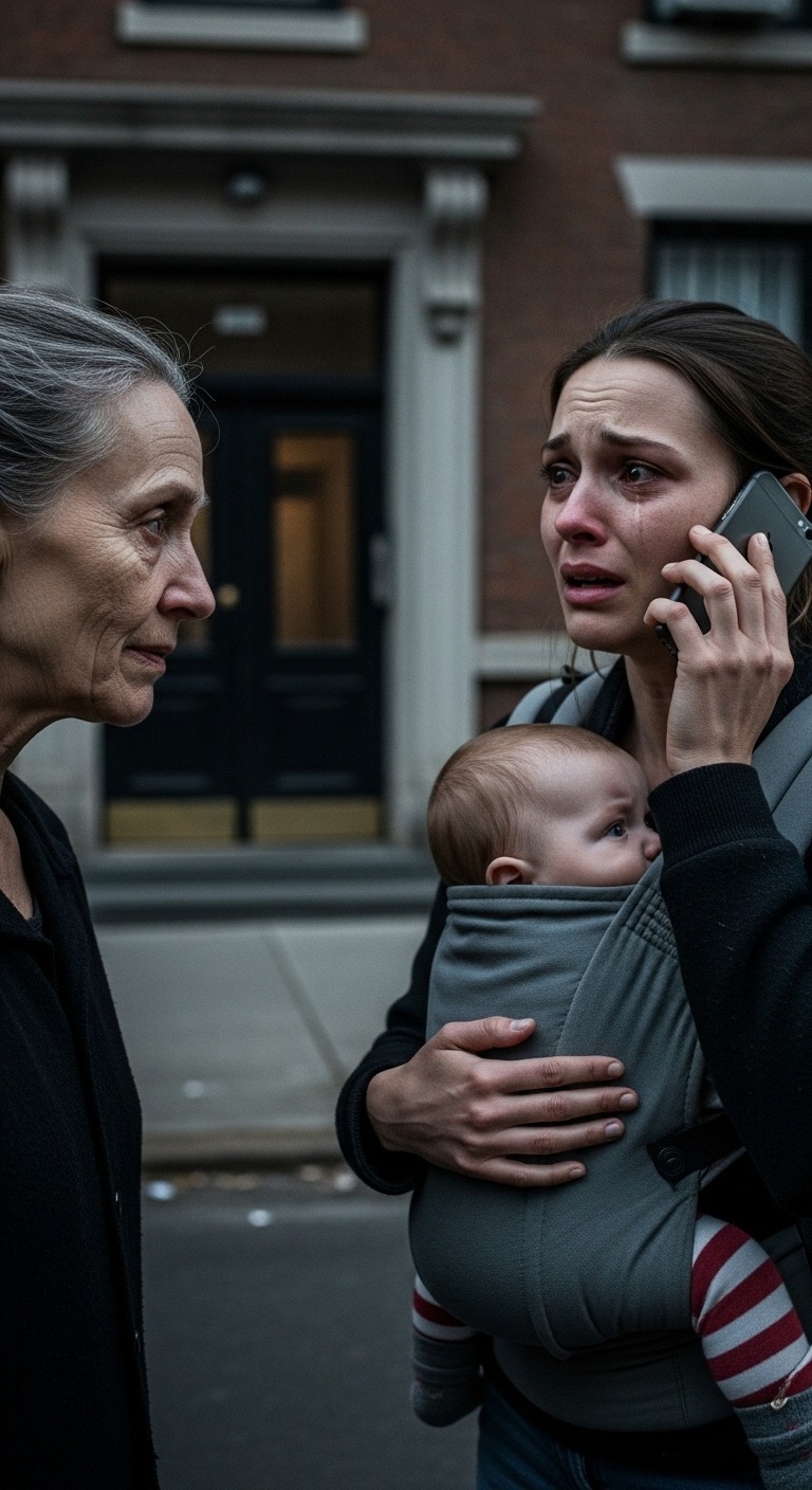 Докато носех бебето си към дома, една възрастна жена внезапно ме хвана за ръката. – Не влизай вътре — прошепна тя. — Обади се на баща си. Но баща ми беше мъртъв вече осем години…