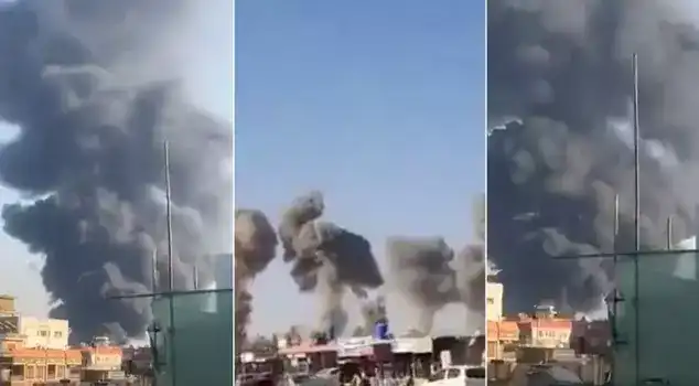 Започва нова война? Удари се нанасят яко, столица на държава гори Видео