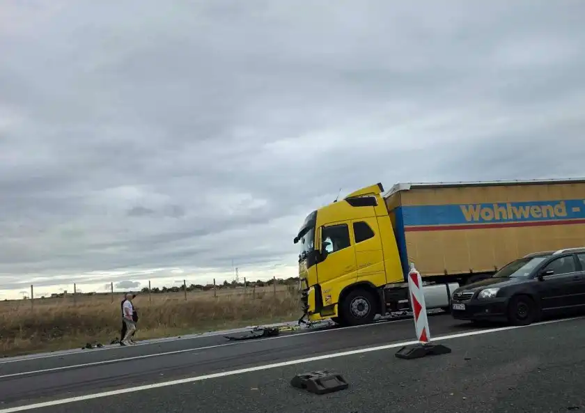 Тежка катастрофа с бивш депутат на АМ "Тракия" Снимки