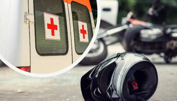 Извънредно тежка катастрофа с граничен полицай и моторист край с. Първомай