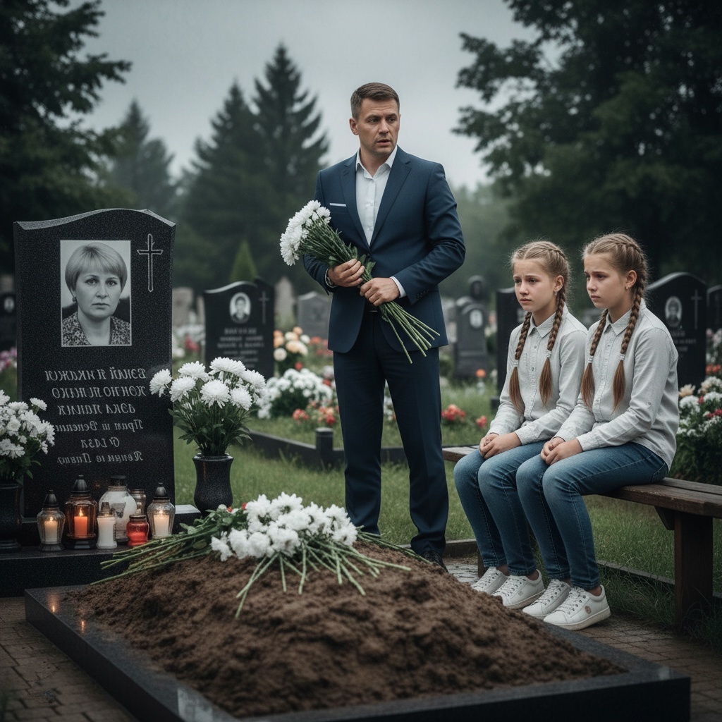 Милионерът посети гроба на съпругата си и откри две бездомни близначки, които плачеха. Това, което разбра след миг, го шокира…