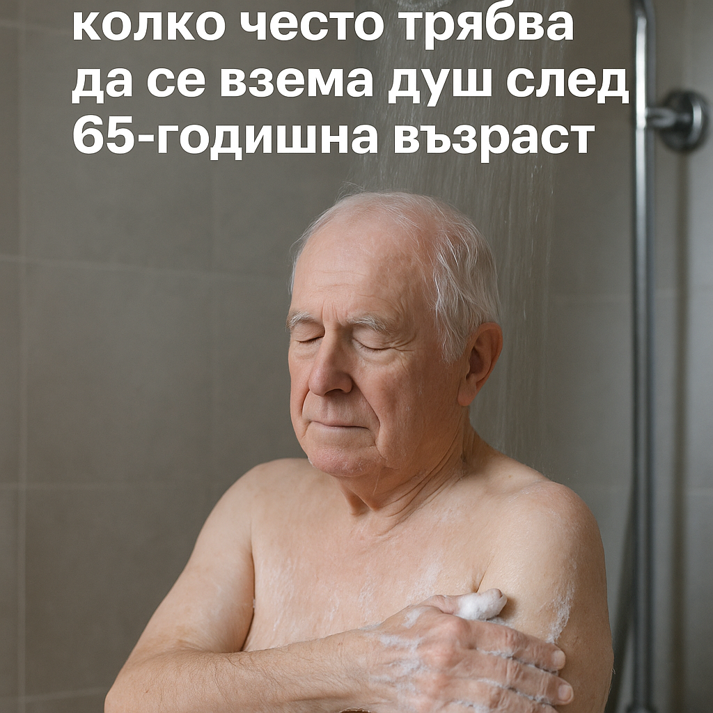 Нито всеки ден, нито само веднъж седмично: колко често трябва да се взема душ след 65-годишна възраст