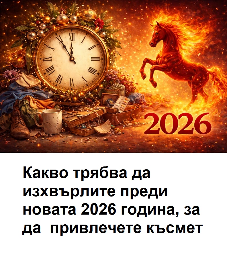 Какво трябва да изхвърлите преди новата 2026 година, за да привлечете късмет в дома си
