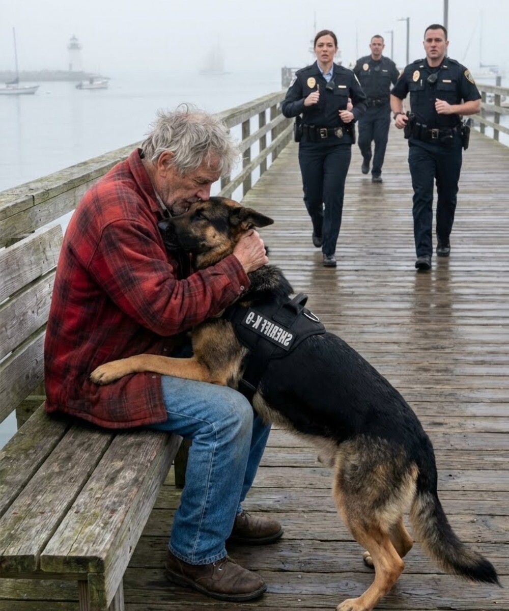 Полицията даде заповед на служебното куче да нападне възрастен мъж… но реакцията на животното смрази всички на място.