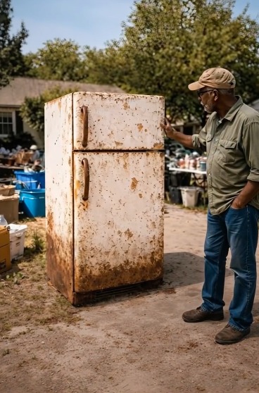 Мъж си купи хладилник на доста изгодна цена, но когато го занесе вкъщи и отвори вратата, онемя от изумление при видяното.