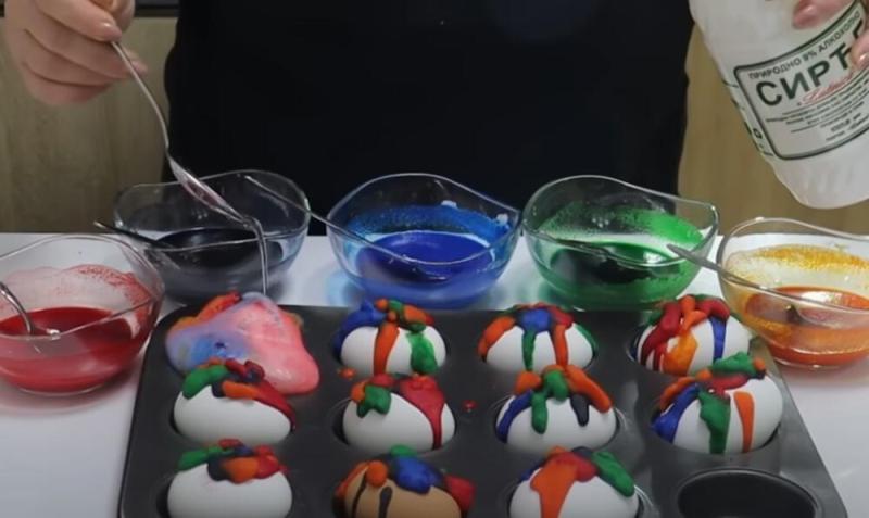 великденски яйца със сода