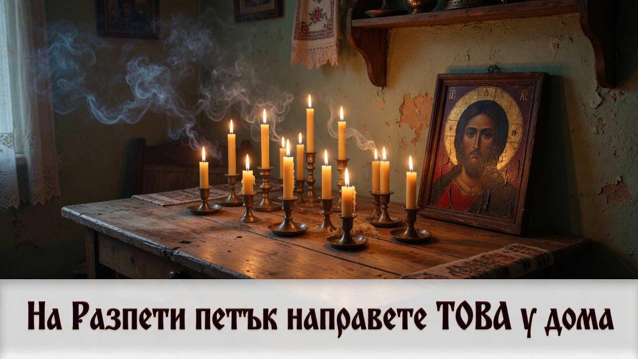 На Разпети петък направете ТОВА у дома – или рискувате цяла година неспокойствие и зли сили…