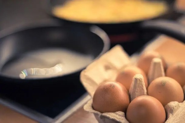 яйца в кора