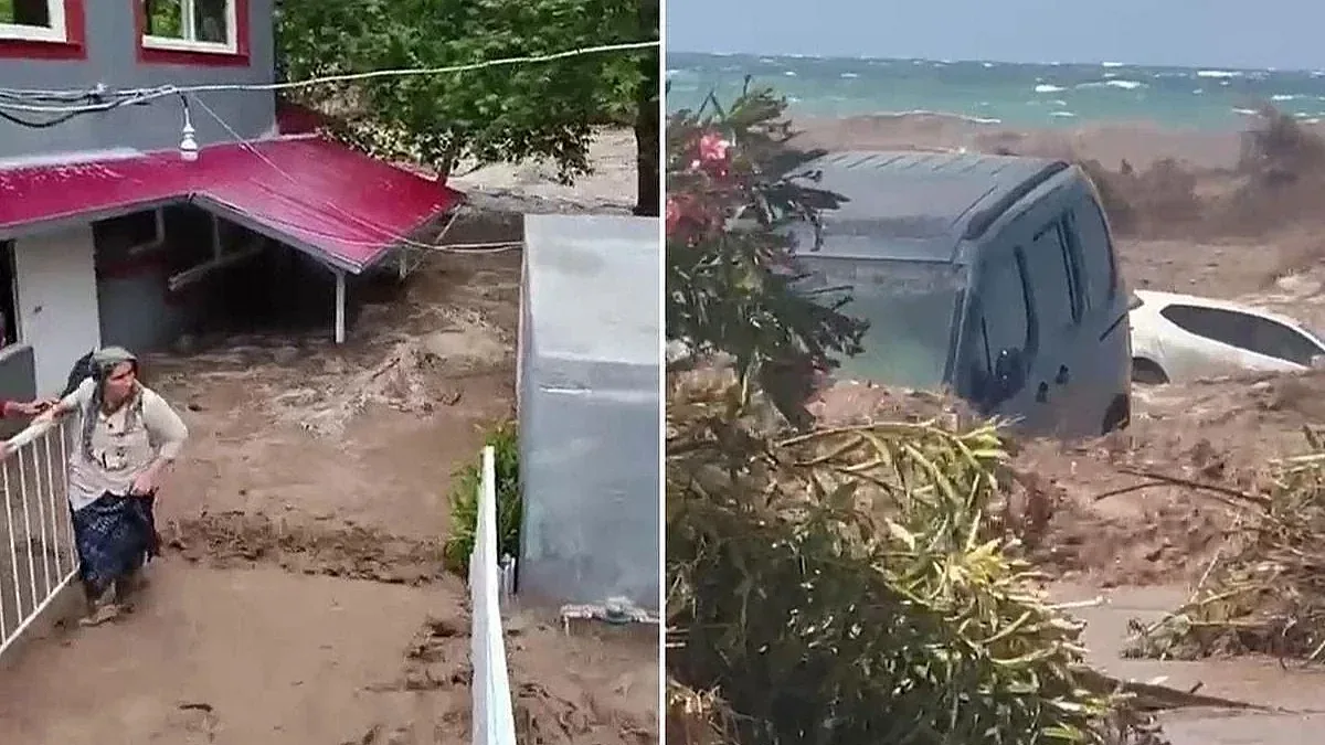 Нещо страшно стана е! Домове и пътища отнесени във..
