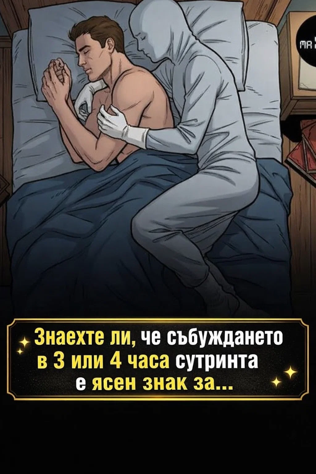 Знаете ли, че честото събуждане между 3 и 4 часа сутринта може да бъде ясен сигнал за…