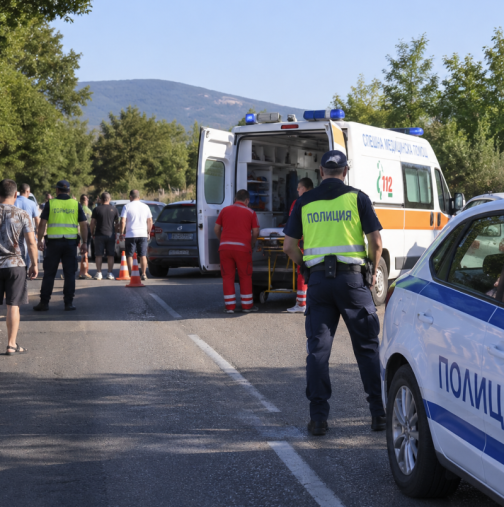 Извънредно: Адска катастрофа, хвърчат линейки и полиция