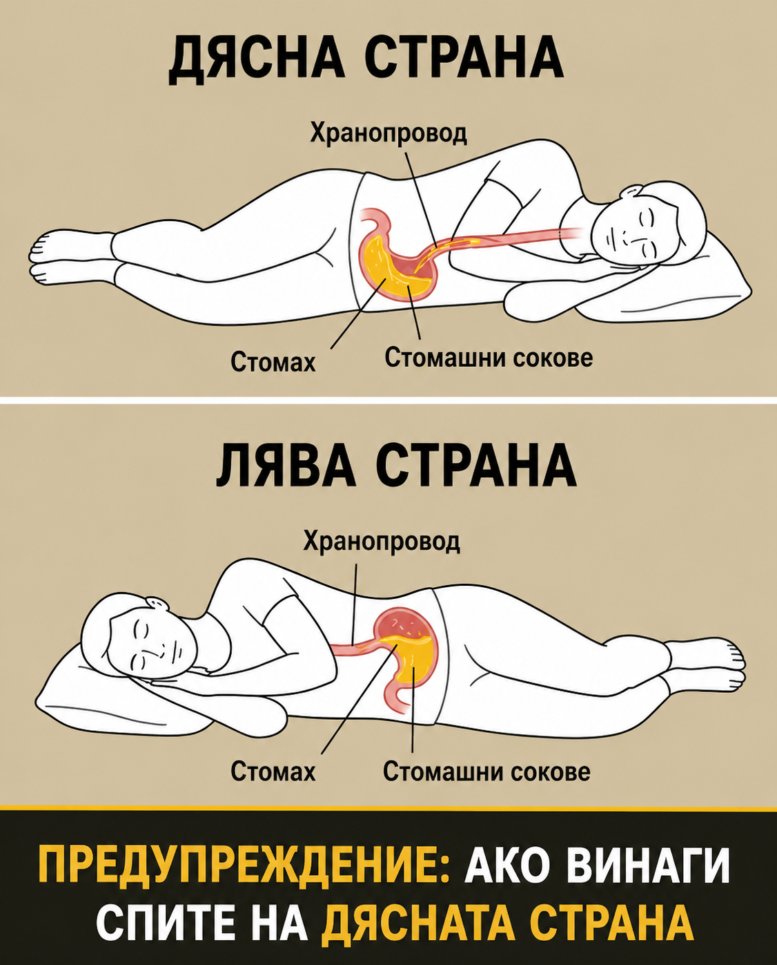 Ако винаги спите на дясната си страна, това може да означава нещо важно