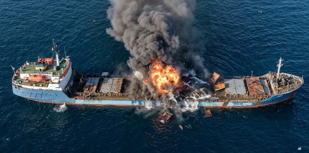 Извънредно! Нов удар с дрон по кораб в Черно море, има убити и удавени